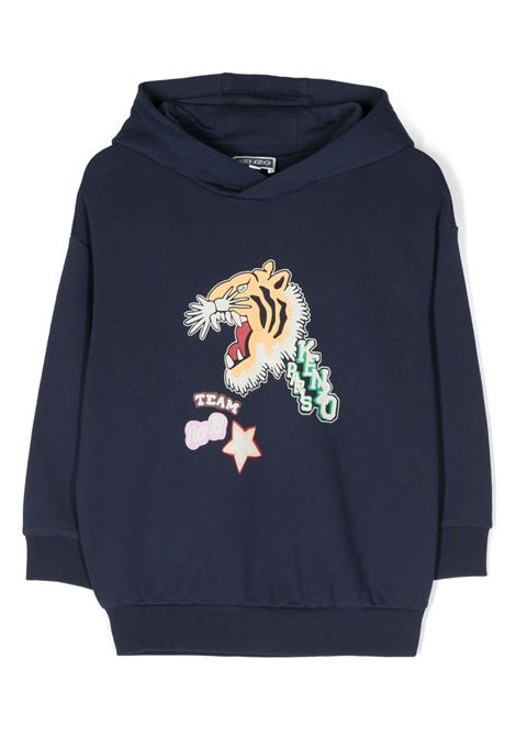Felpa kenzo azzurra e bianca sales